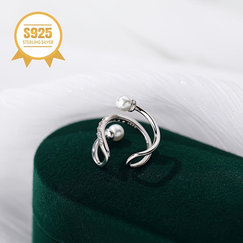 Women's 925 Sterling Silver Hypoallergenic Line Ear Cuffs